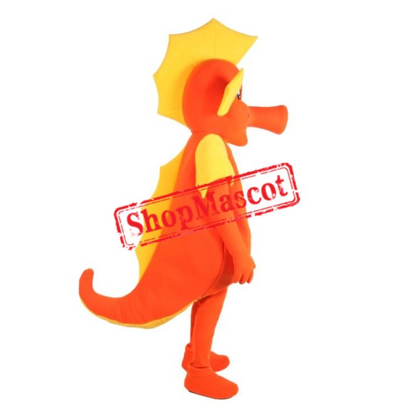 Coral Seahorse Mascot Costume