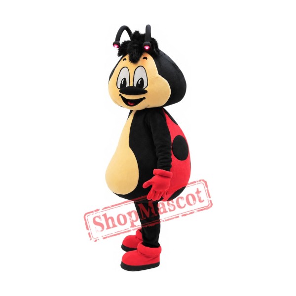 Friendly Ladybug Mascot Costume Friendly Ladybug Mascot Costume