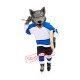Fierce College Wolf Mascot Costume