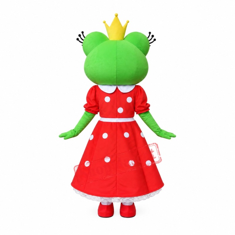 Friendly Female Frog Mascot Costume Friendly Female Frog Mascot Costume