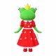 Friendly Female Frog Mascot Costume Friendly Female Frog Mascot Costume