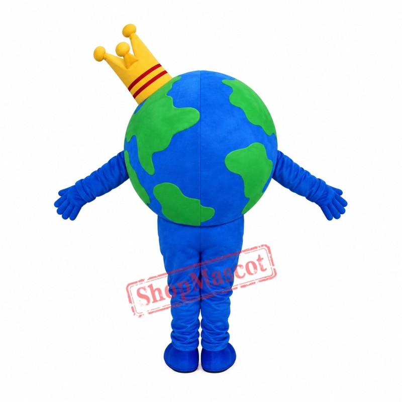Affordable Globe Mascot Costume Affordable Globe Mascot Costume