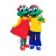 Lovely Frog Couple Mascot Costume Lovely Frog Couple Mascot Costume