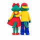 Lovely Frog Couple Mascot Costume Lovely Frog Couple Mascot Costume