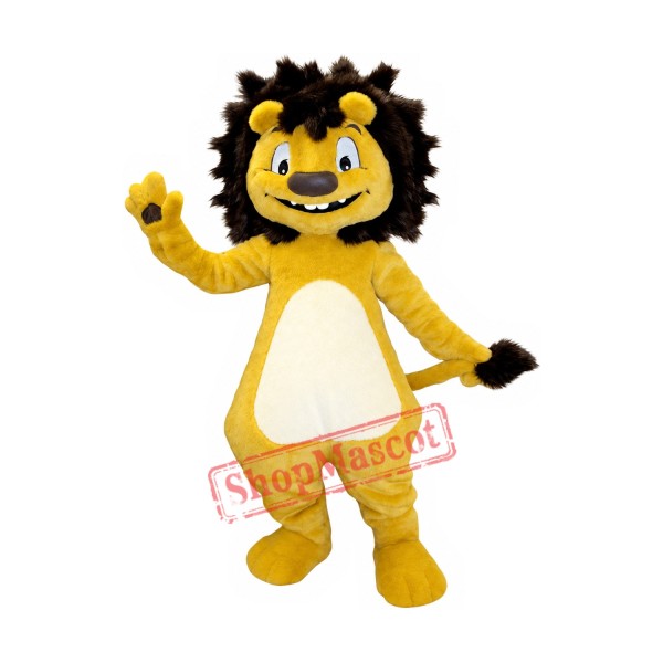 Friendly Little Lion Mascot Costume