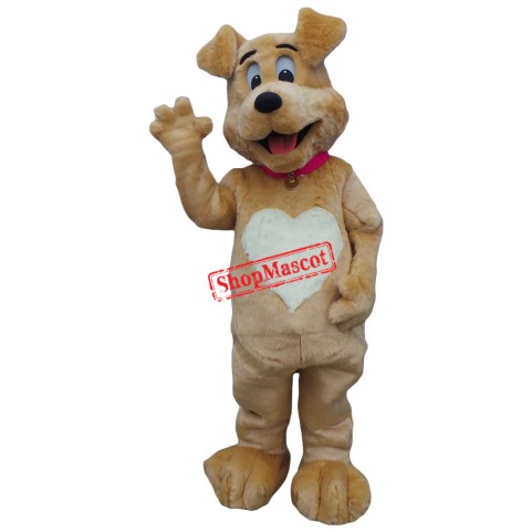 Superb Lovely Brown Dog Mascot Costume