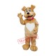 Superb Lovely Brown Dog Mascot Costume Superb Lovely Brown Dog Mascot Costume