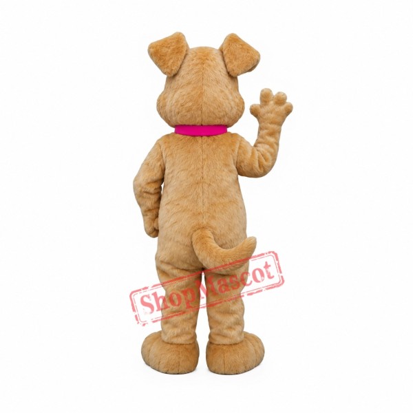 Superb Lovely Brown Dog Mascot Costume Superb Lovely Brown Dog Mascot Costume