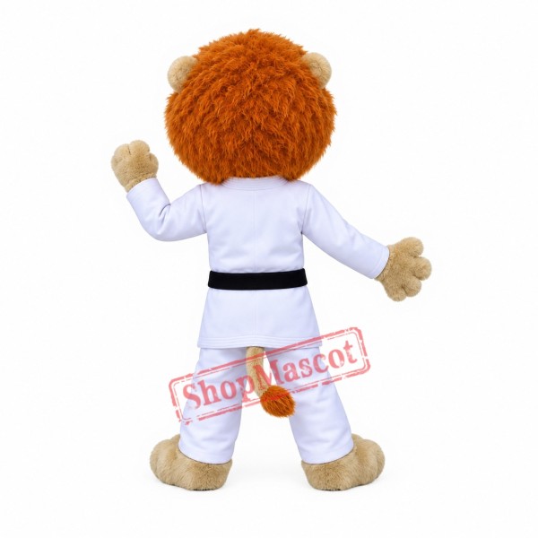 Judo Lion Mascot Costume Judo Lion Mascot Costume