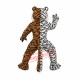 Toothy Tiger Mascot Costume Toothy Tiger Mascot Costume