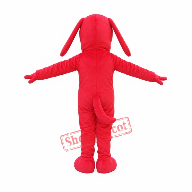 Affordable Clifford The Big Red plush Dog Mascot Costume Affordable Clifford The Big Red plush Dog Mascot Costume