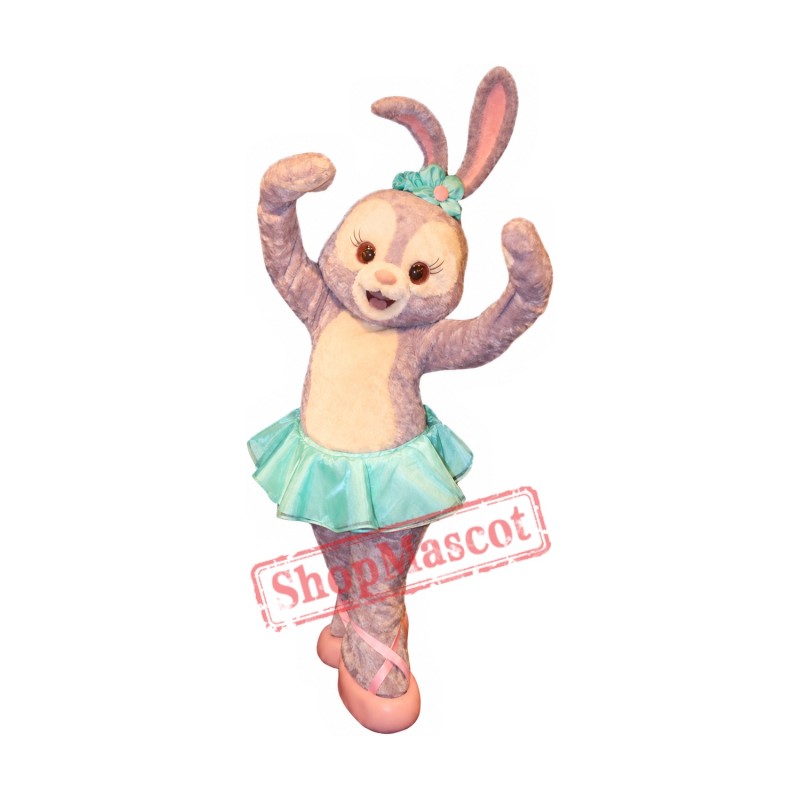 Dancing Grey Rabbit Mascot Costume Dancing Grey Rabbit Mascot Costume