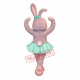 Dancing Grey Rabbit Mascot Costume Dancing Grey Rabbit Mascot Costume