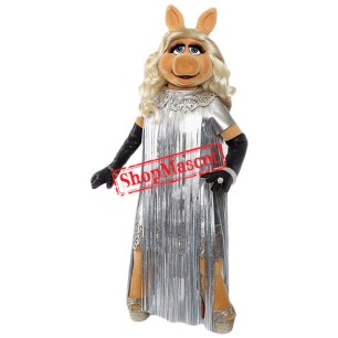 Superb Miss Piggy Mascot Costume