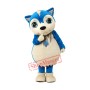 Little Cute Blue Wolf Mascot Costume