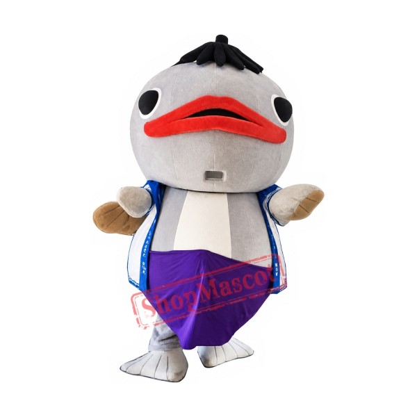 Big Head Fish Mascot Costume