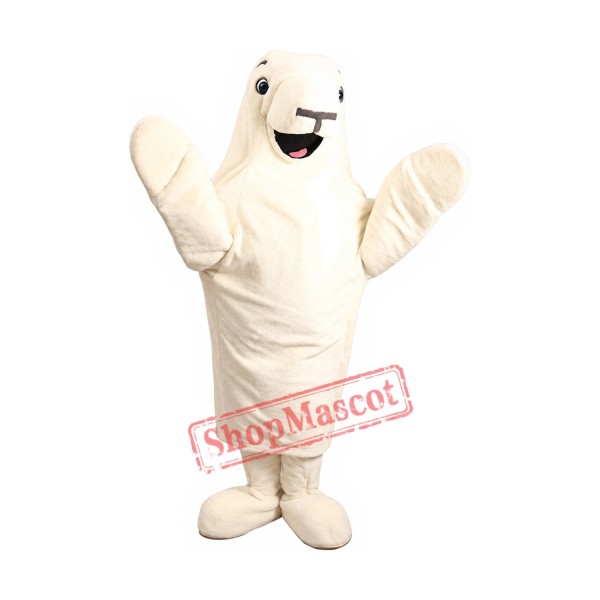 White Sea Lion Mascot Costume