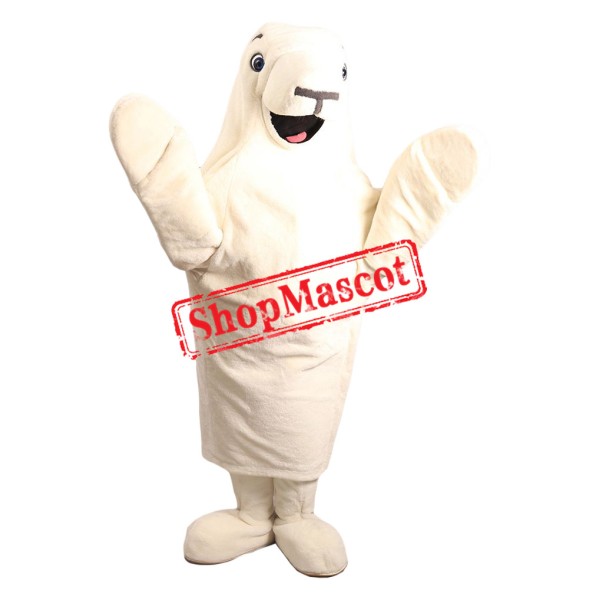 White Sea Lion Mascot Costume