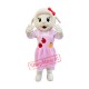 Superb White Sheep Mascot Costume Superb White Sheep Mascot Costume