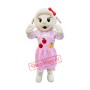 Superb White Sheep Mascot Costume
