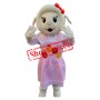Superb White Sheep Mascot Costume