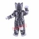 Grey & White Wolf Mascot Costume Grey & White Wolf Mascot Costume