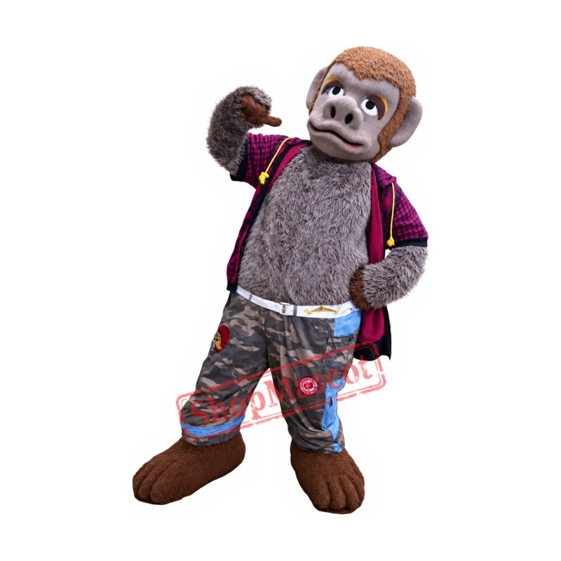Proud Monkey Mascot Costume