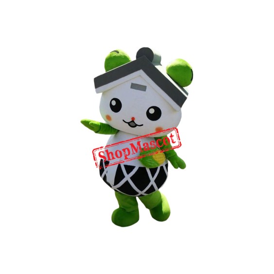 Japanese Green House Mascot Costume