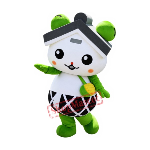 Japanese Green House Mascot Costume Japanese Green House Mascot Costume