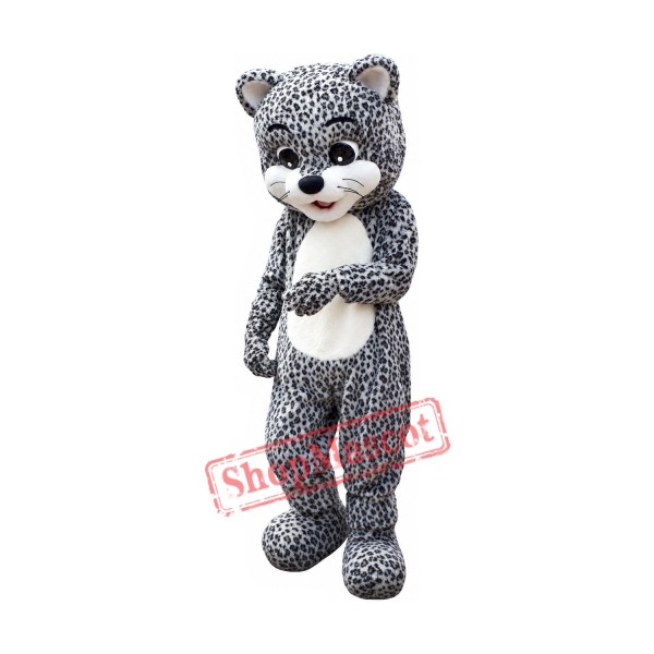 Little Cute Snow Leopard Mascot Costume Little Cute Snow Leopard Mascot Costume