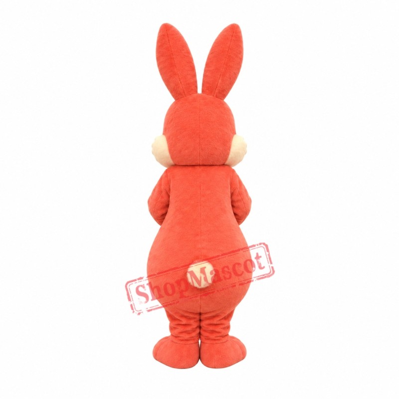 Superb Lovely Pink Rabbit Mascot Costume Superb Lovely Pink Rabbit Mascot Costume