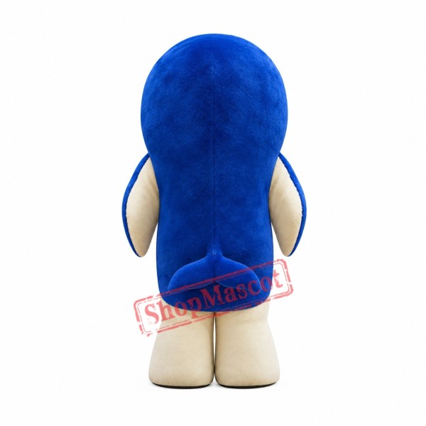 Little Blue Dolphin Mascot Costume Little Blue Dolphin Mascot Costume