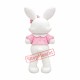 Lovely Pink White Rabbit Mascot Costume Lovely Pink White Rabbit Mascot Costume