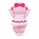 Superb Lovely Pink Sheep Mascot Costume