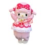 Superb Lovely Pink Sheep Mascot Costume