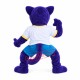 Superb Purple Leopard Mascot Costume Superb Purple Leopard Mascot Costume