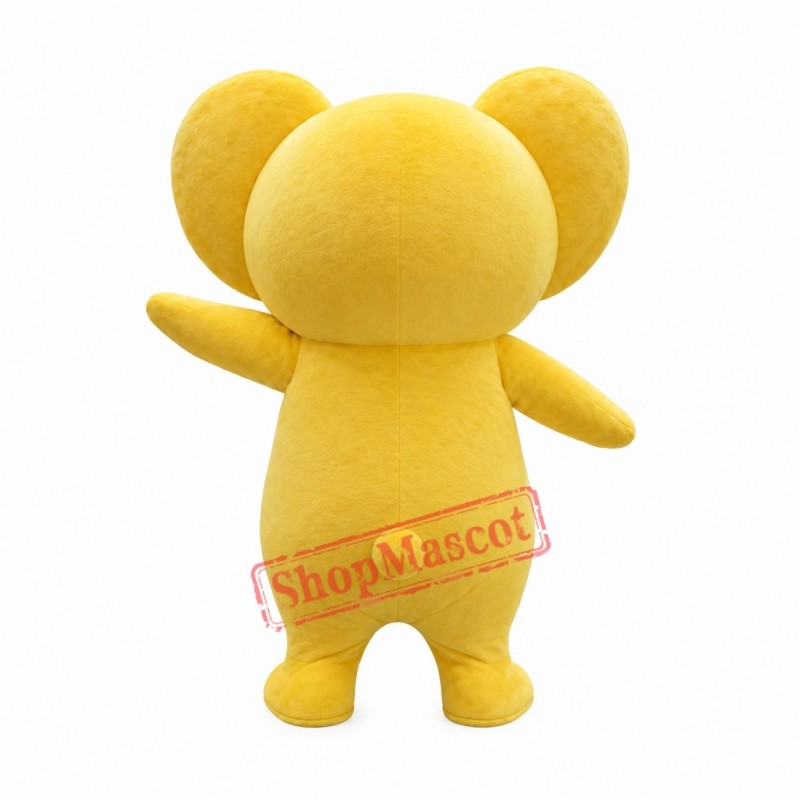 Affordable Yellow Koala Mascot Costume Affordable Yellow Koala Mascot Costume