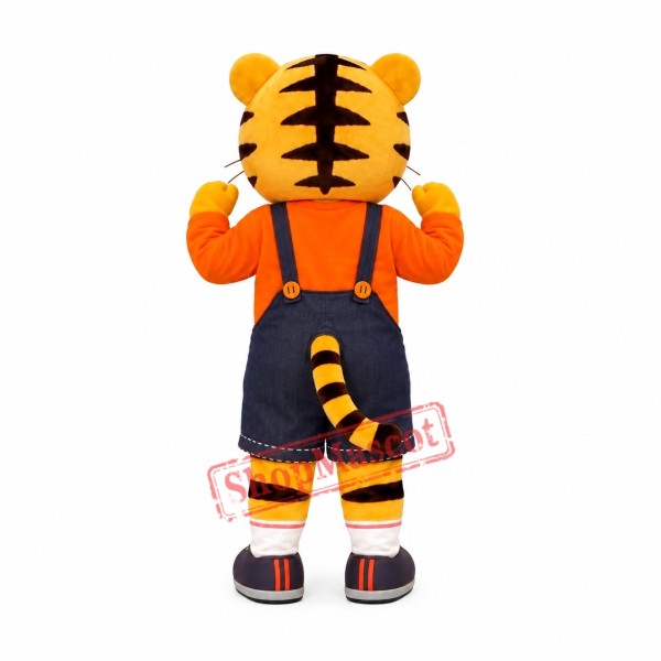 Happy Lightweight Cartoon Tiger Mascot Costume Happy Lightweight Cartoon Tiger Mascot Costume