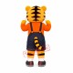 Happy Lightweight Cartoon Tiger Mascot Costume