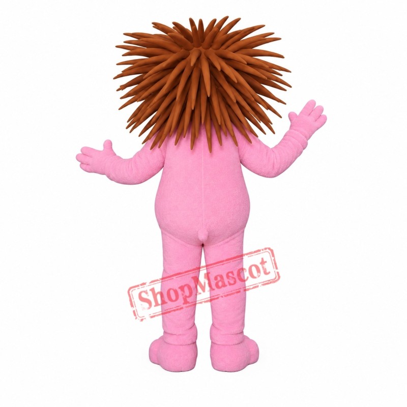 Pink Hedgehog Mascot Costume Pink Hedgehog Mascot Costume
