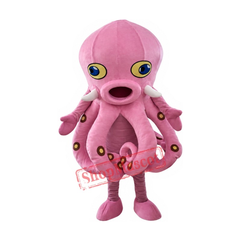 Affordable Pink Octopus Mascot Costume Affordable Pink Octopus Mascot Costume