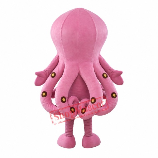 Affordable Pink Octopus Mascot Costume