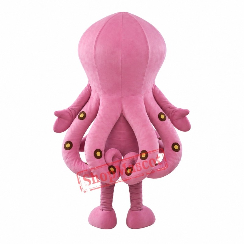 Affordable Pink Octopus Mascot Costume Affordable Pink Octopus Mascot Costume