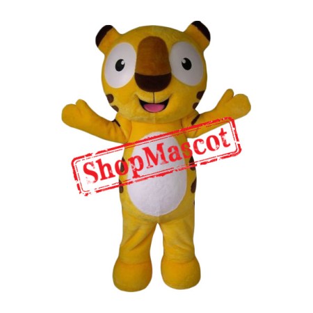 Affordable Happy Tiger Mascot Costume