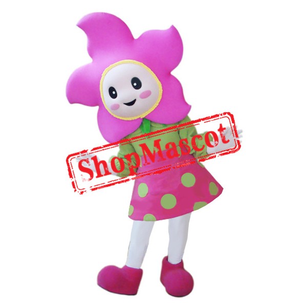 Flower Girl Mascot Costume