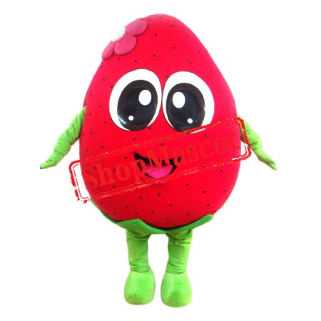 Superb Strawberry Mascot Costume