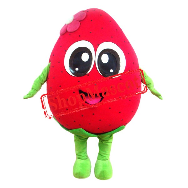 Superb Strawberry Mascot Costume