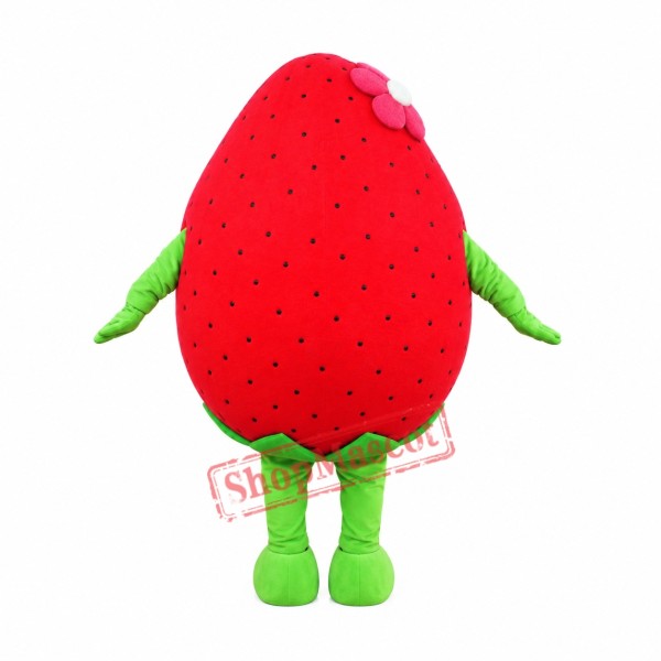 Superb Strawberry Mascot Costume Superb Strawberry Mascot Costume