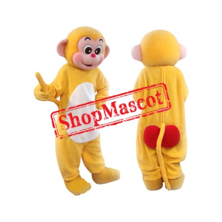 Superb Yellow Monkey Mascot Costume