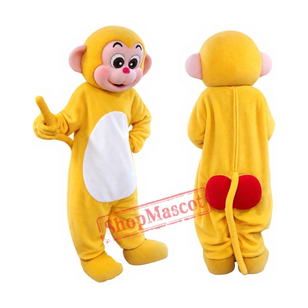 Superb Yellow Monkey Mascot Costume
